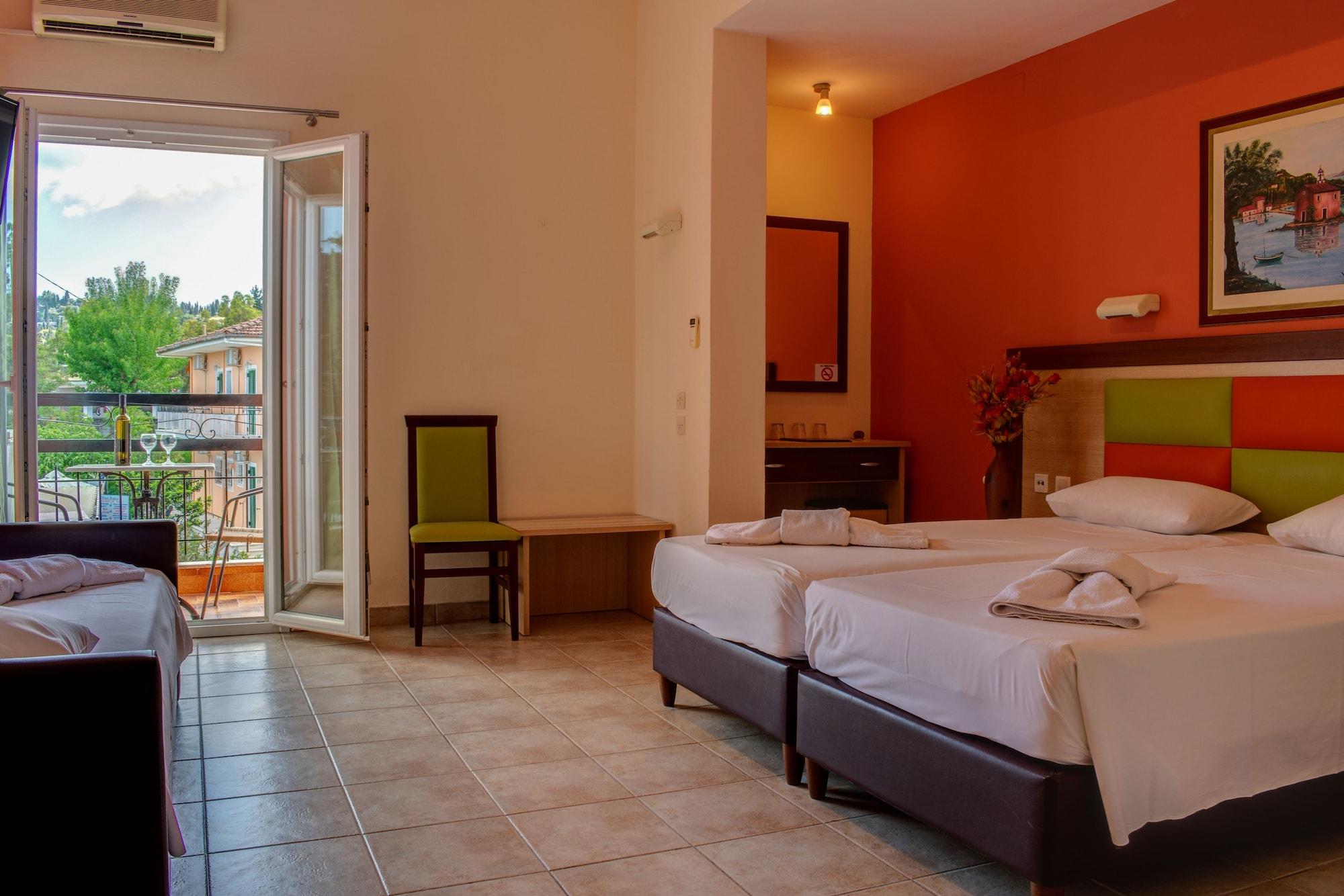 Maltezos Hotel Gouvia Bagian luar foto