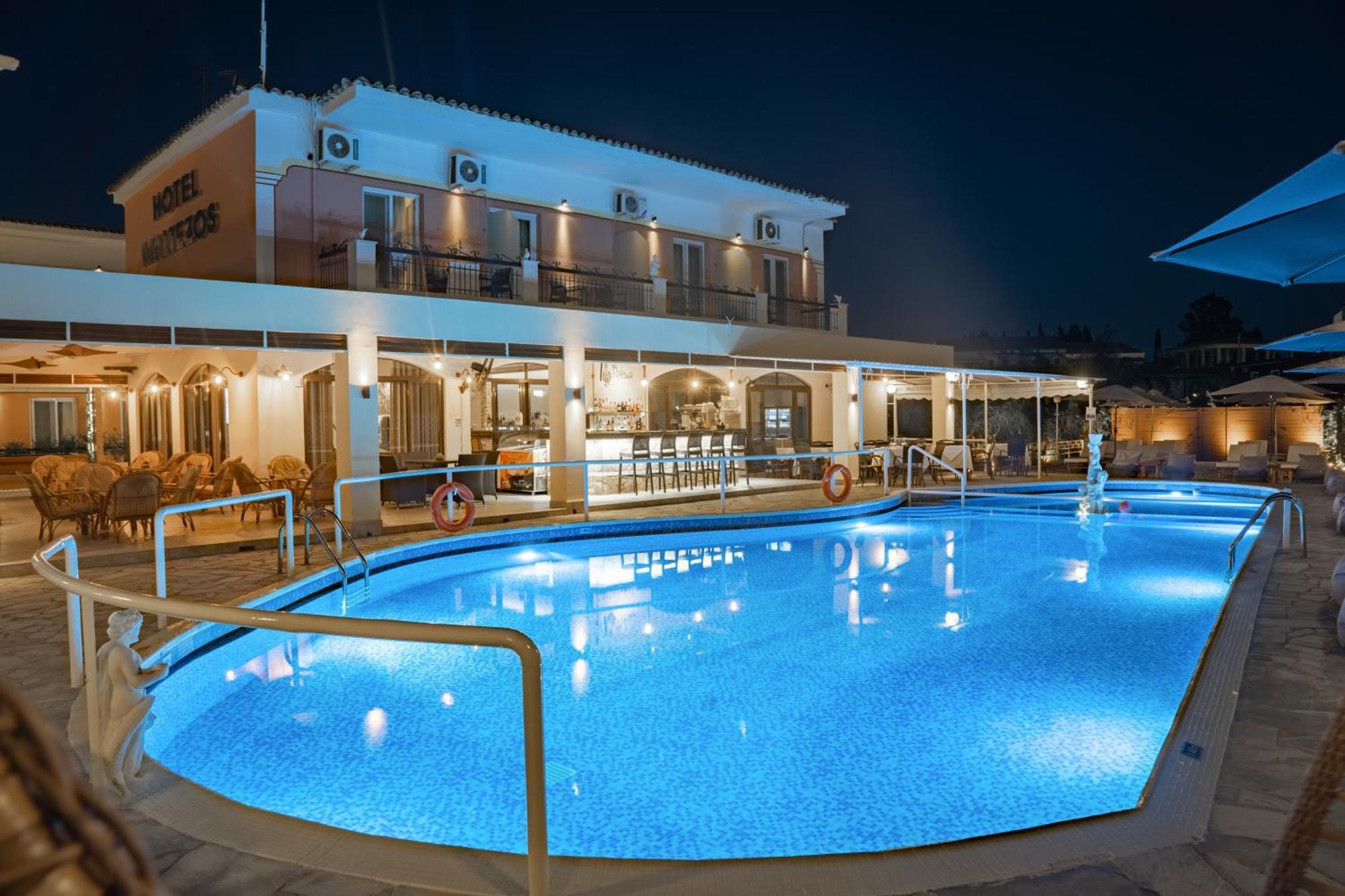 Maltezos Hotel Gouvia Bagian luar foto