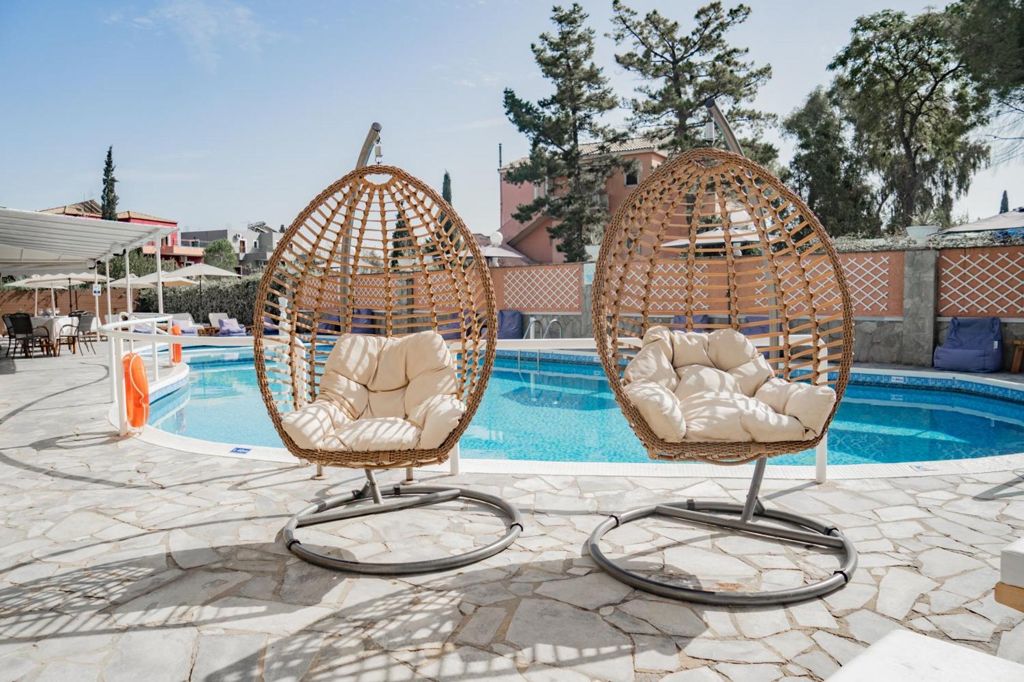 Maltezos Hotel Gouvia Bagian luar foto
